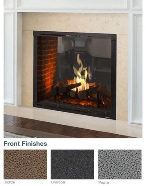 Majestic Charcoal Firescreen Front (Marquis II See-Through 42) - FSMQ42STCH