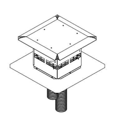 Majestic Direct Vent Insert Kit (4' & 30' Liner + Black Term Cap) - LINKSQB-DV4-30