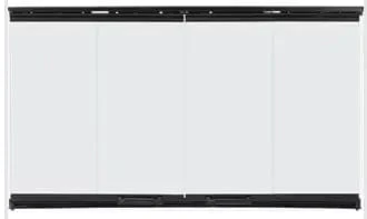 Majestic Original Bi-Fold Glass Doors w. Black Trim (42") - DM8042