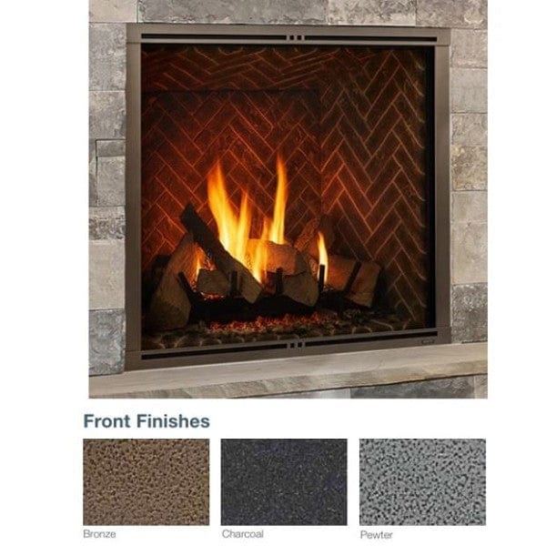 Majestic Pewter Firescreen Front (Marquis II 42) - FSMQ42PT - Image 2