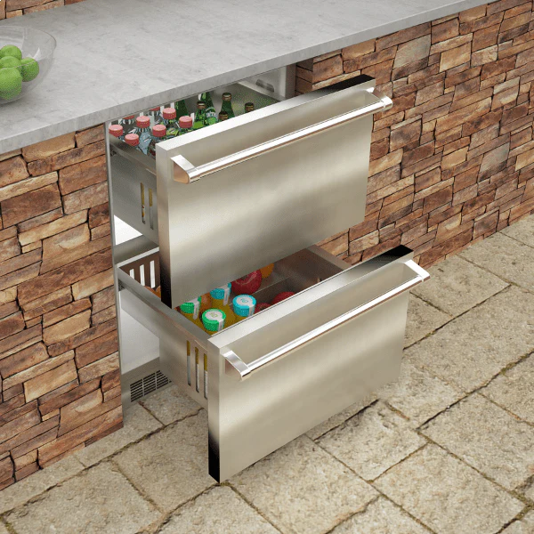 Marvel 24" Outdoor Built-in High-Capacity Refrigerator - MODR224-SS71A - Image 2