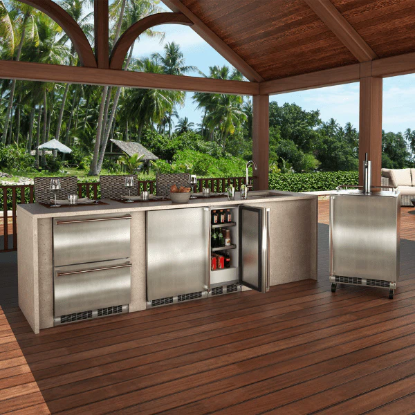 Marvel 24" Outdoor Built-in High-Capacity Refrigerator - MODR224-SS71A - Image 3