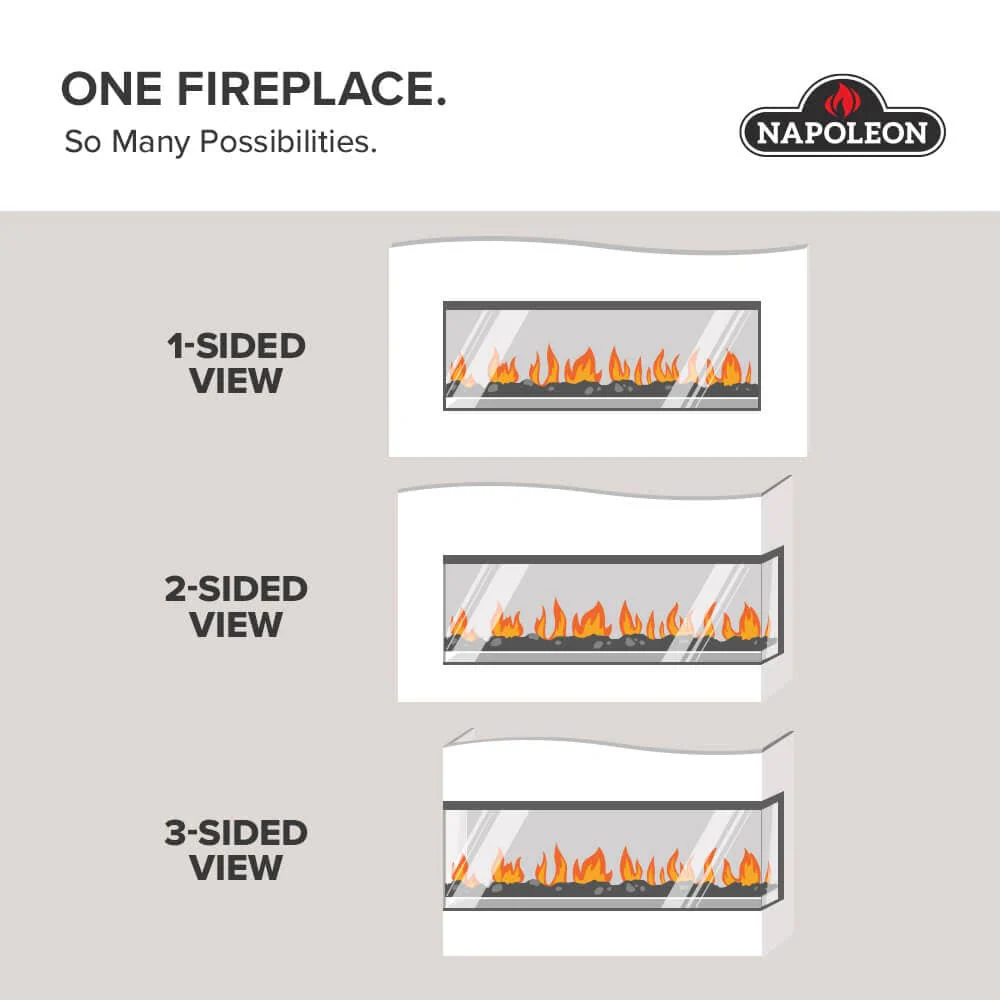 Napoleon Astound FlexMount 62 Electric Fireplace - Image 4