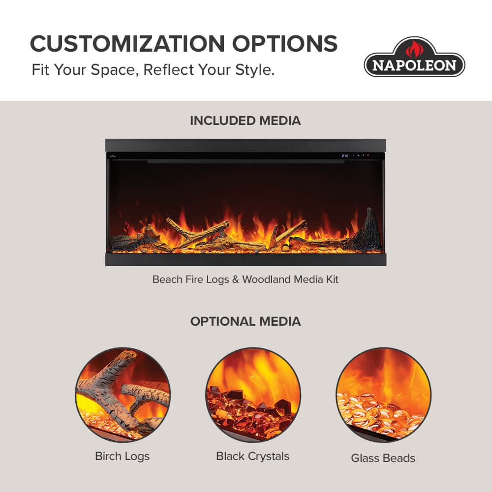 Napoleon Astound FlexMount 62 Electric Fireplace - Image 6