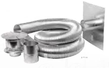 Napoleon Compressed Aluminum Flexible Gas Liner Kit 4" Diameter