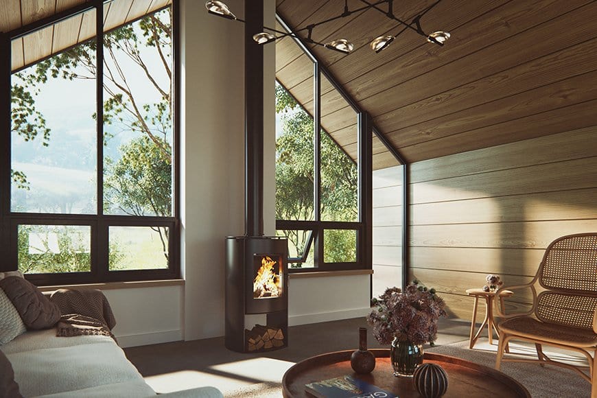 Nectre N65 EPA Wood Stove - Image 3