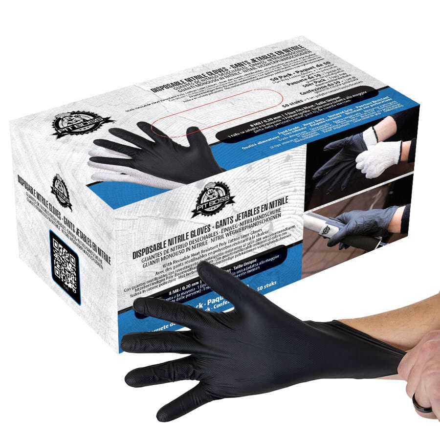 Pit boss Disposable Nitrile Gloves (50) - 41073