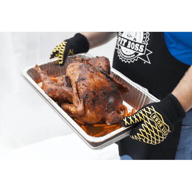 Pit Boss Grilling Gloves (Black/Yellow) - 67262 - Image 3