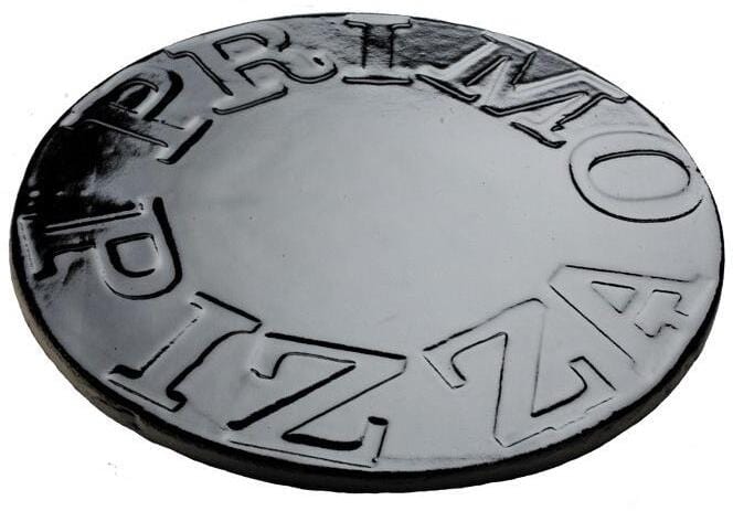 Primo 13" Glazed Ceramic Baking Stone for Oval JR 200/LG 300/XL 400 and Kamado Round Grills - PG00340
