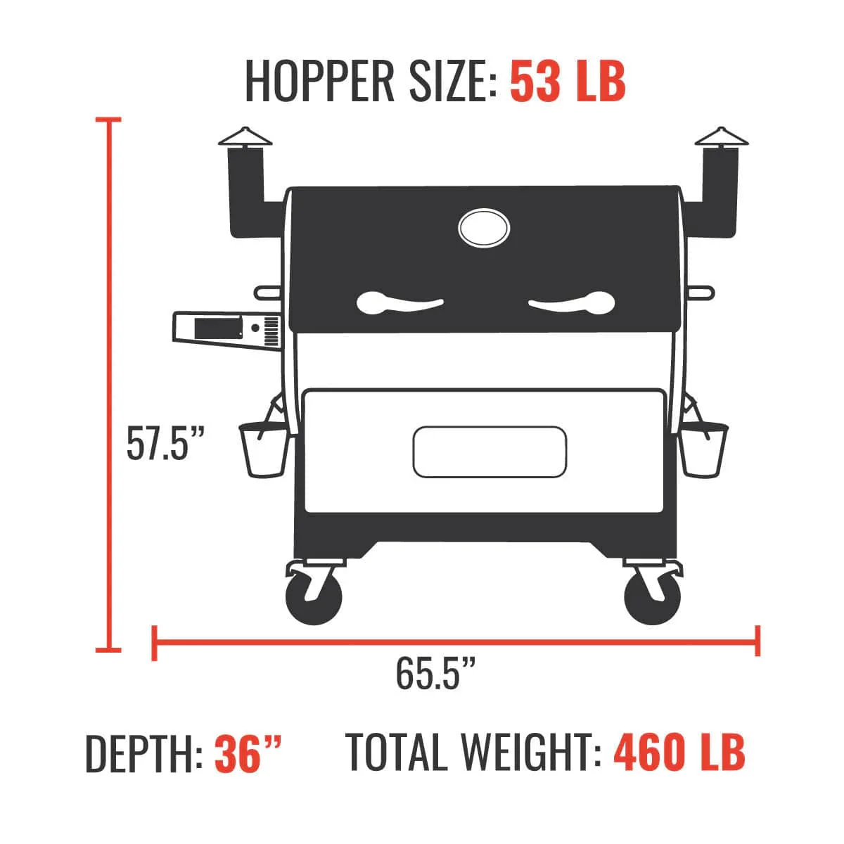 Recteq RT-2500 BFG Wood Pellet Grill - Image 10
