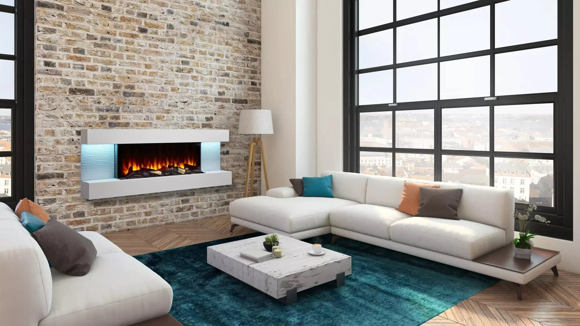 Simplifire Format 36 Electric Wall-Mount Fireplace - Image 2