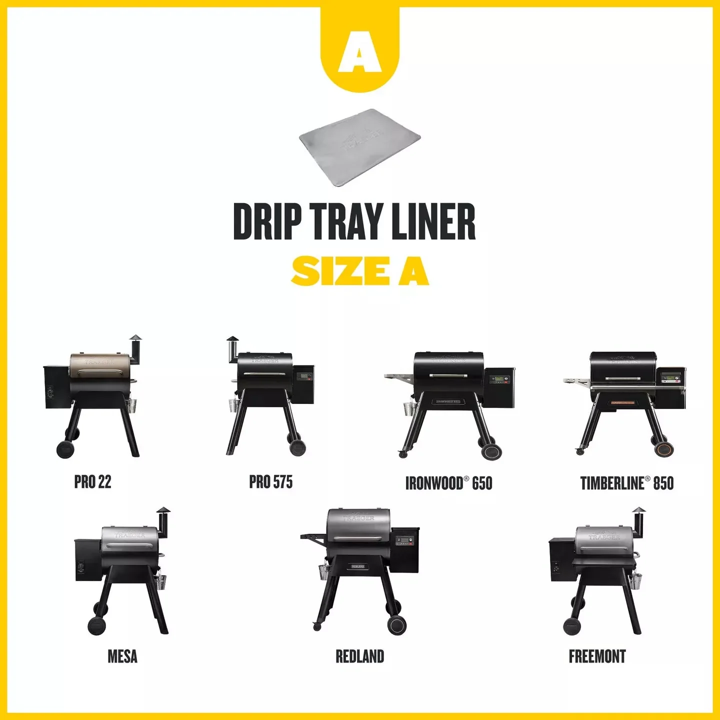 Traeger Drip Tray Liners, 5 Pack, Size A - BAC854 - Image 3