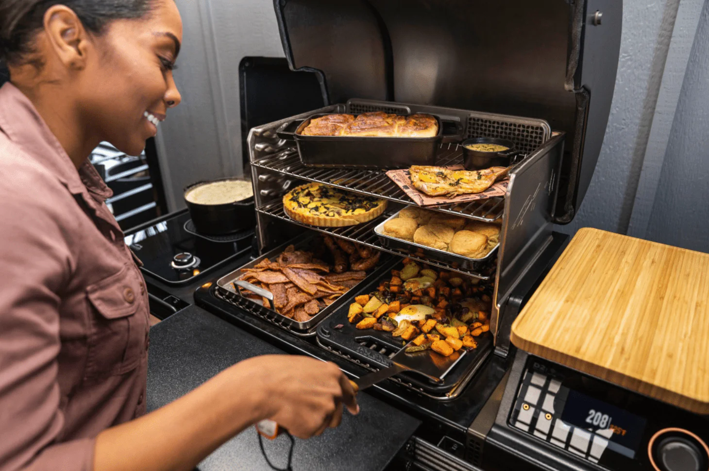 Traeger TIMBERLINE Pellet Grill & Smoker - TBB86RLGC - Image 16