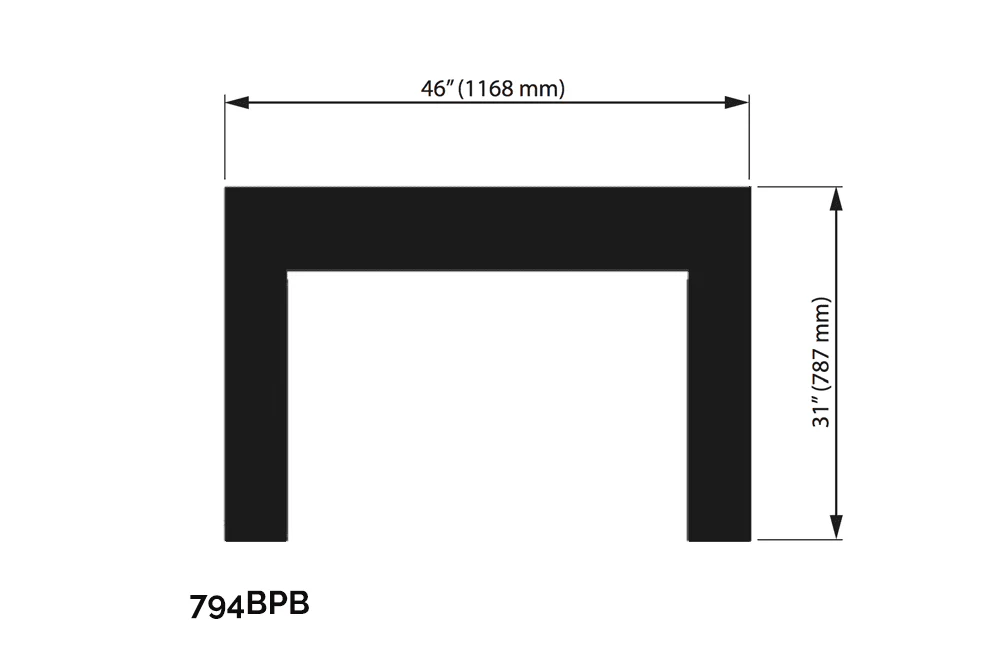 Valor Black Backing Plate (G4 Series) - 794BPB