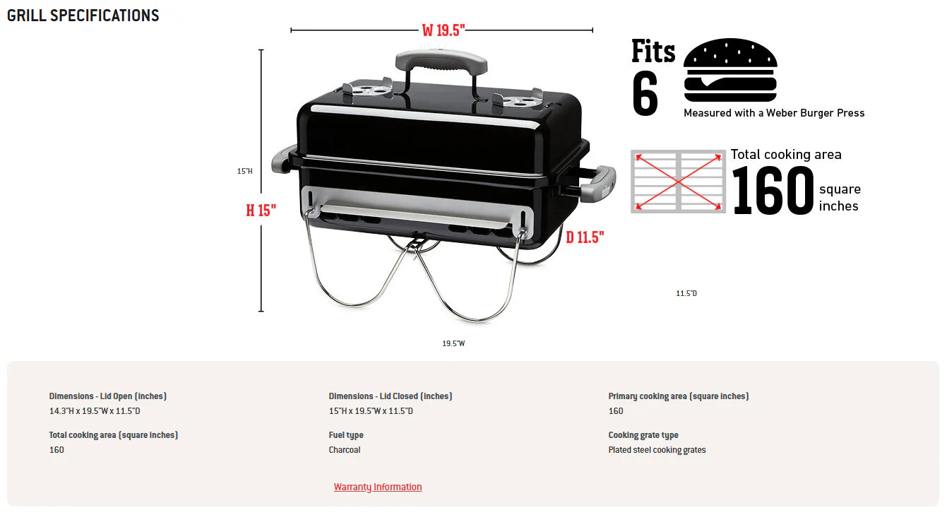 Weber Go-Anywhere Portable Charcoal Grill - Image 8