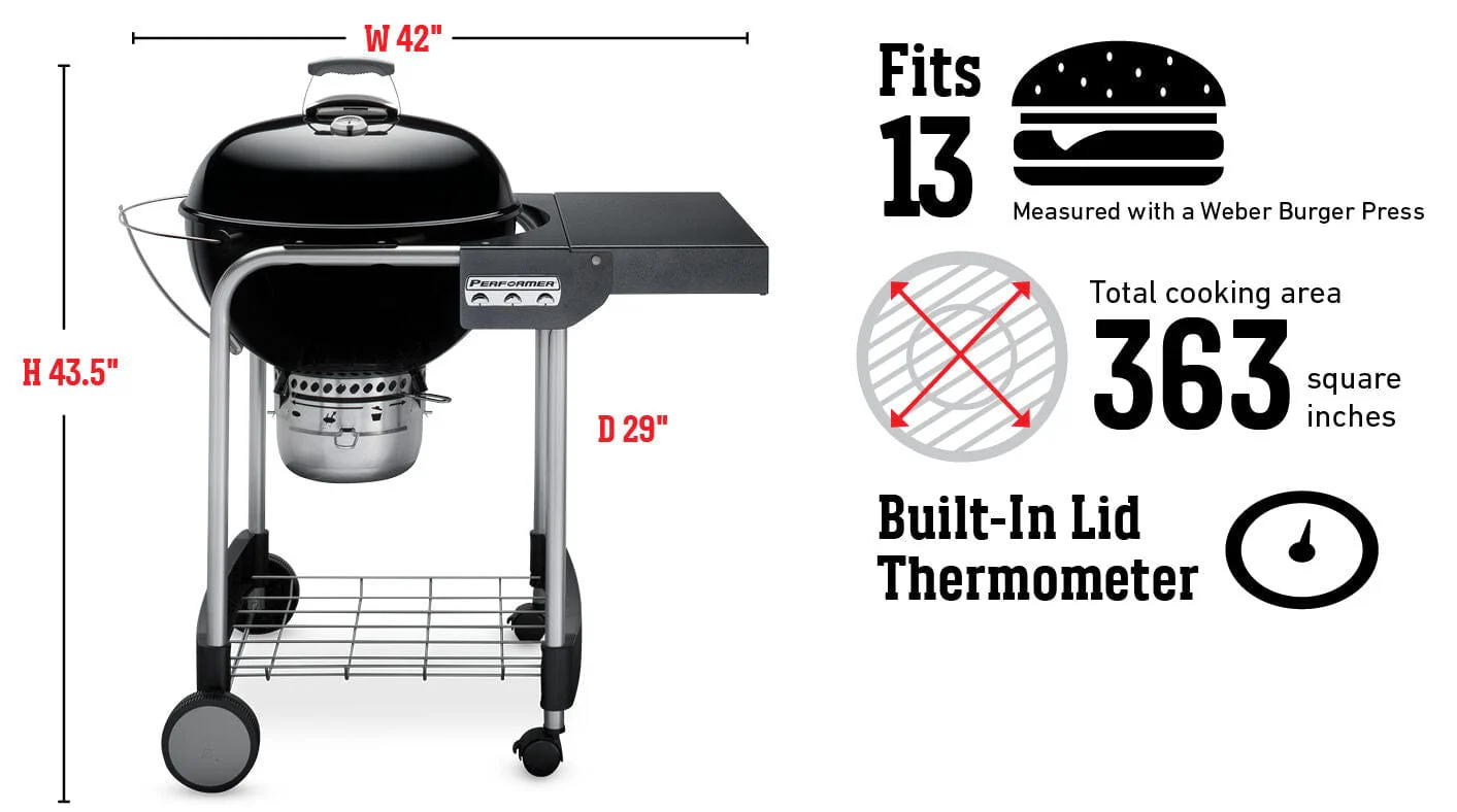 Weber Performer Charcoal Grill 22" - Image 9