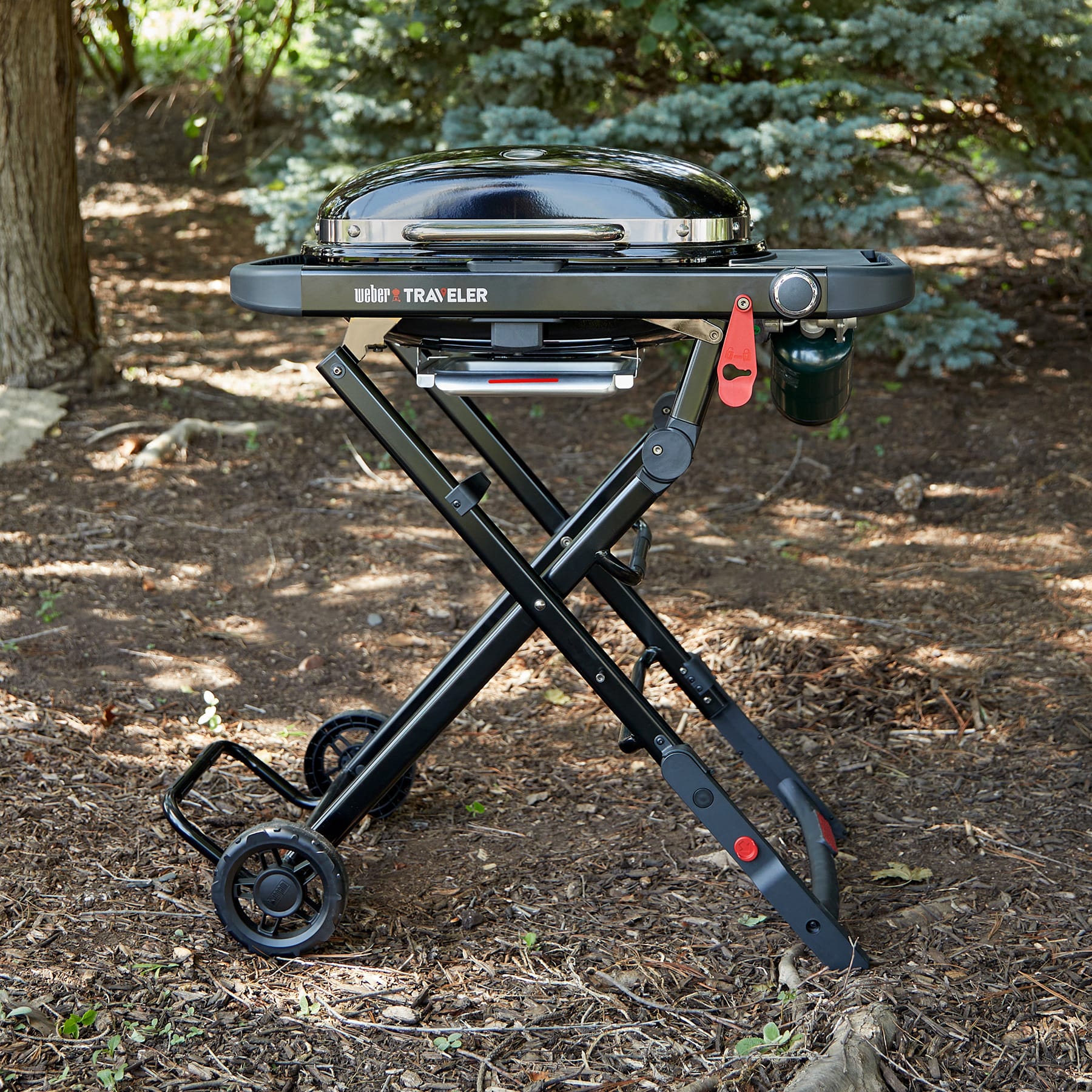Weber Traveler Compact Portable Gas Grill - Image 2