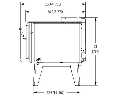WoodPro 300 Wood Stove - Image 6