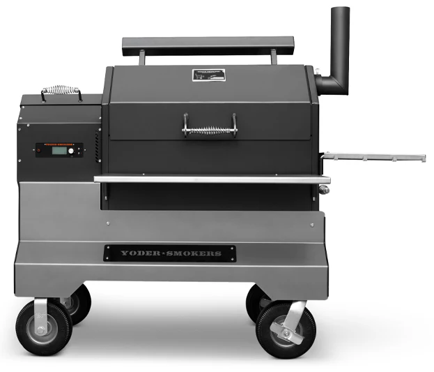 Yoder YS640s Competition Pellet Grill w/ Stainless Steel Shelves & Drawer