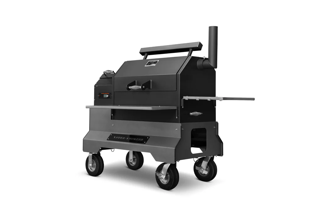 Yoder YS640s Competition Pellet Grill w/ Stainless Steel Shelves & Drawer - Image 3
