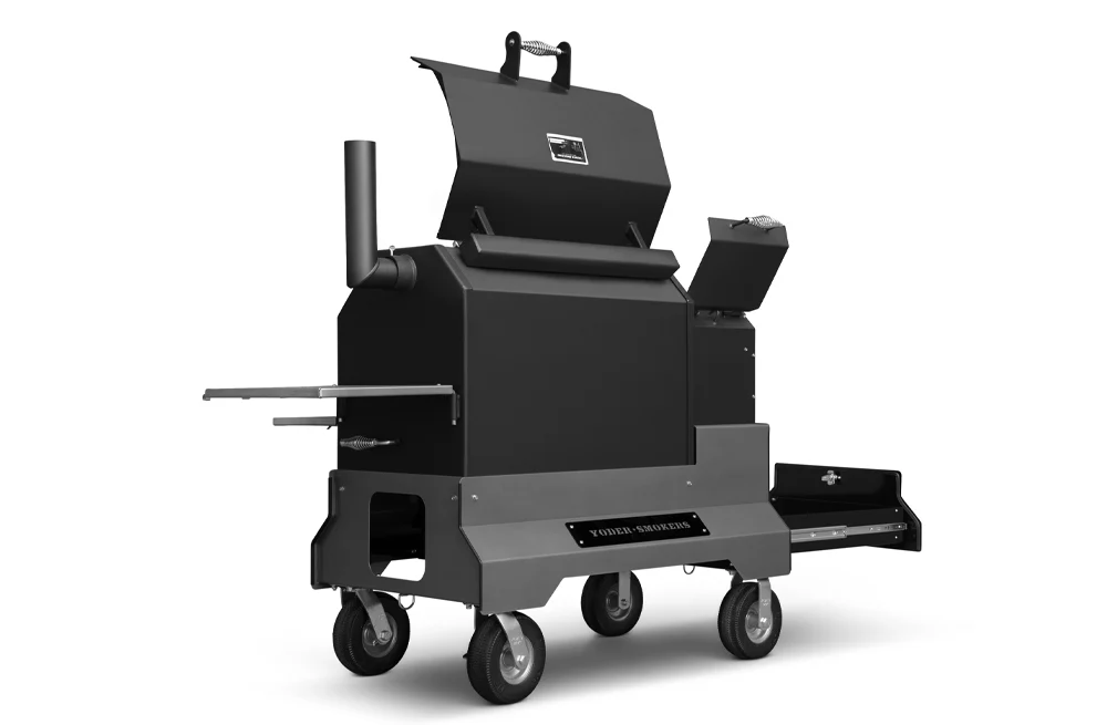 Yoder YS640s Competition Pellet Grill w/ Stainless Steel Shelves & Drawer - Image 6