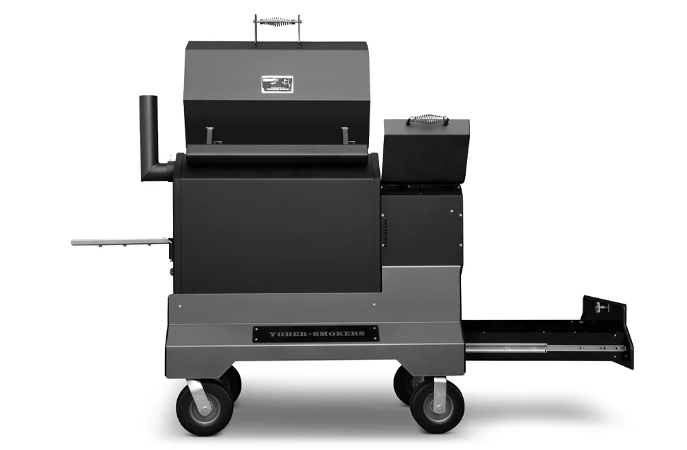 Yoder YS640s Competition Pellet Grill w/ Stainless Steel Shelves & Drawer - Image 7